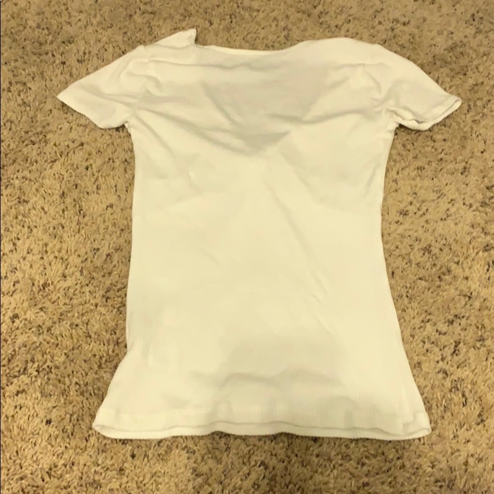 White ribbed top - Picture 2 of 3